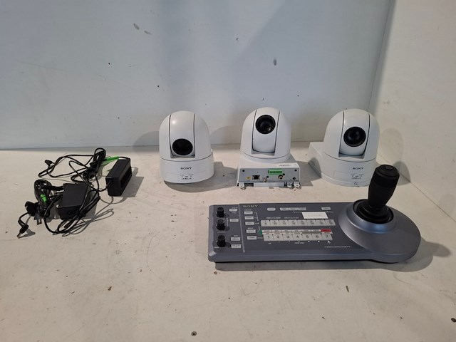 Ip-besturingspaneel, sony, rm-ip10, met 3x ptz camera, sony srg-300se - afbeelding 1 van  6
