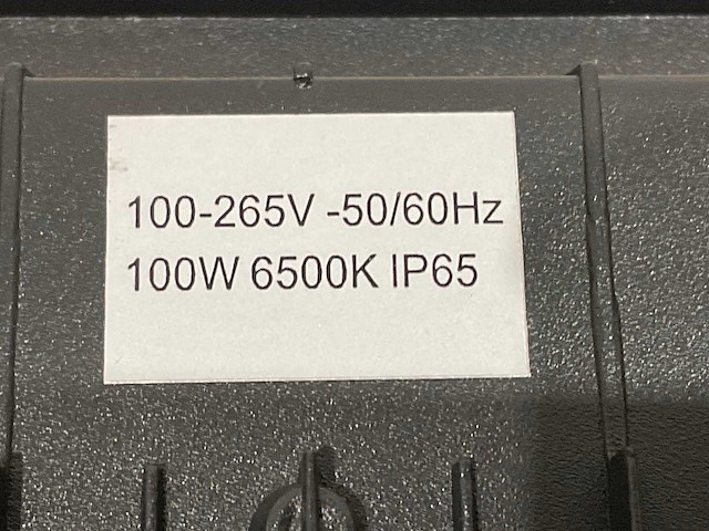 Ip66 - led breedstraler 100 watt (4x) - afbeelding 7 van  7