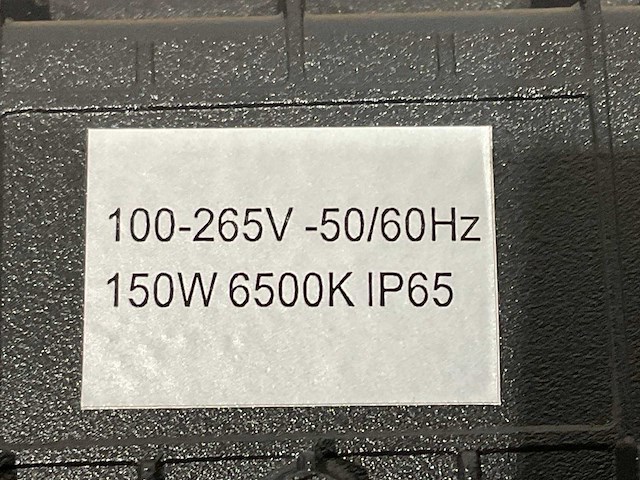 Ip66 - led breedstraler 150 watt (3x) - afbeelding 7 van  7