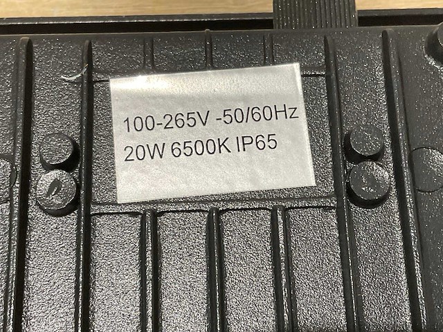 Ip66 - led breedstraler 20 watt (10x) - afbeelding 8 van  8