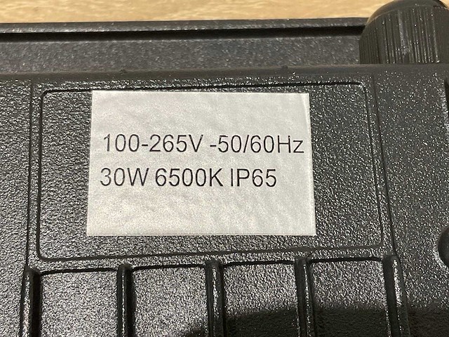 Ip66 - led breedstraler 30 watt (10x) - afbeelding 8 van  8