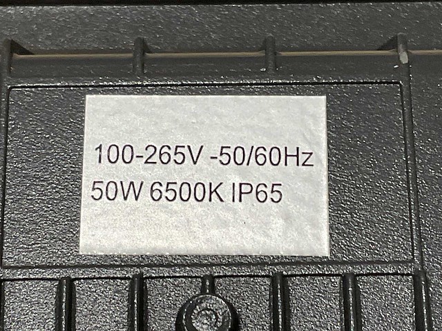 Ip66 - led breedstraler 50 watt (5x) - afbeelding 8 van  8