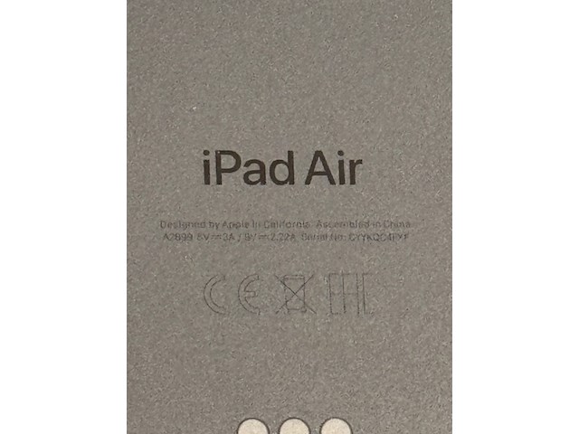 Ipad apple, air a2899, spacegrey - afbeelding 5 van  5