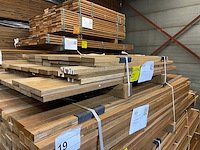 Ipé country grade - plank geschaafd - 650-1550x90x21mm (70x) - afbeelding 2 van  3