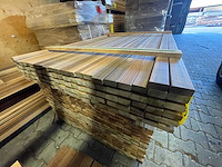 Ipé country grade latten geschaafd 1550x45x21mm (108x) - afbeelding 1 van  3