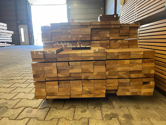 Ipé country grade planken geschaafd 1000-1550x90x27mm (207x) - afbeelding 3 van  3
