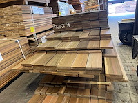 Ipé country grade planken geschaafd 1250-4300x120x21mm (140x) - afbeelding 2 van  3