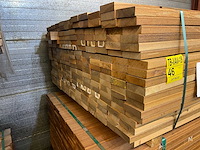 Ipé country grade planken geschaafd 1850x90x27mm (217x) - afbeelding 2 van  3