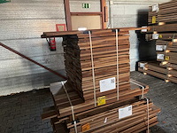 Ipé country grade planken geschaafd 650-1250x120x21mm (305x) - afbeelding 2 van  3