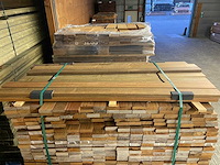 Ipé country grade planken geschaafd 650-1250x70x21mm (589x) - afbeelding 1 van  3