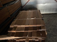 Ipé country grade planken geschaafd 650-1550x90x21mm (70x) - afbeelding 1 van  3