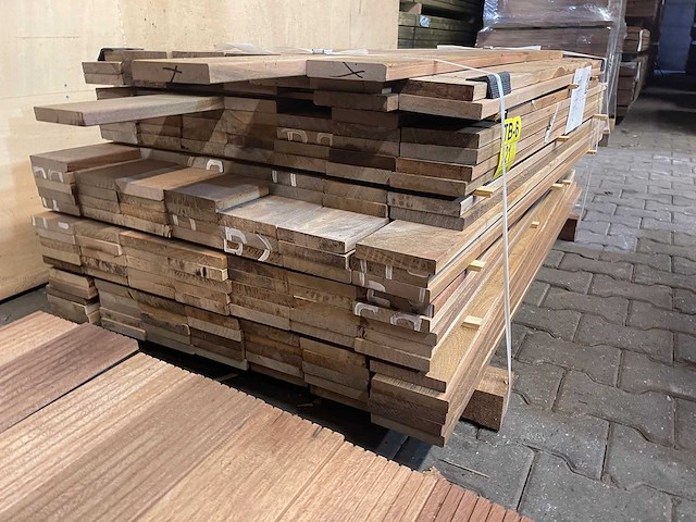 Ipé country grade planken geschaafd 950-1550x120x21mm (160x) - afbeelding 3 van  3