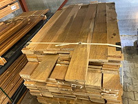 Ipé country grade planken geschaafd 950-1550x120x21mm (160x) - afbeelding 1 van  3