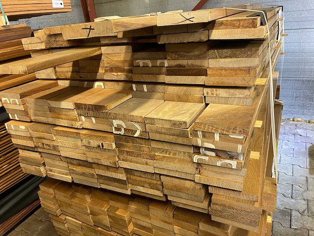 Ipé country grade planken geschaafd 950-1550x120x21mm (160x) - afbeelding 3 van  3