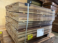 Ipé country grade planken geschaafd 950x120x21mm (182x) - afbeelding 2 van  3