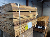 Ipé country grade planken geschaafd 950x120x21mm (182x) - afbeelding 2 van  3