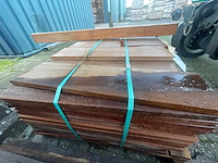 Ipé kopse veer en groef (buitenparket) 600x145x21mm (119x) - afbeelding 1 van  3