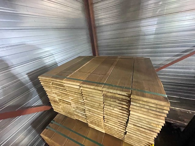 Ipé kopse veer en groef (buitenparket) 650x145x21mm (120x) - afbeelding 1 van  3