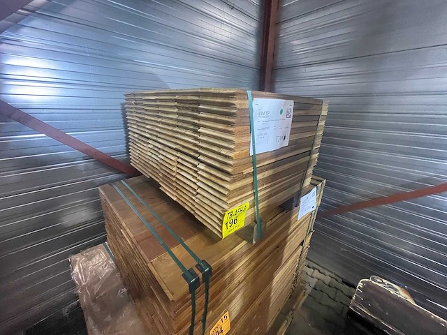 Ipé kopse veer en groef (buitenparket) 650x145x21mm (120x) - afbeelding 2 van  3