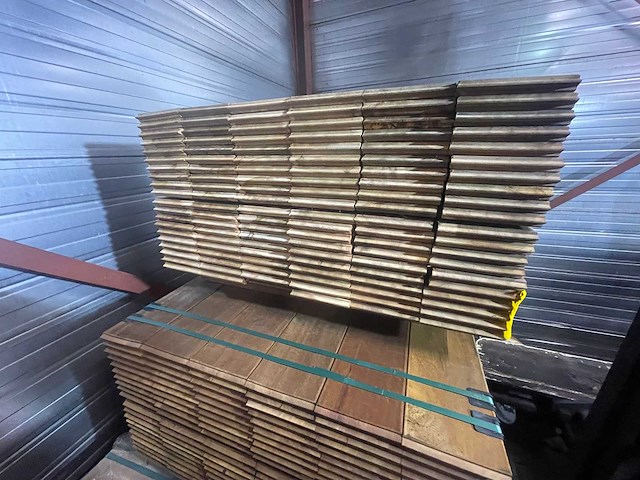 Ipé kopse veer en groef (buitenparket) 650x145x21mm (120x) - afbeelding 3 van  3