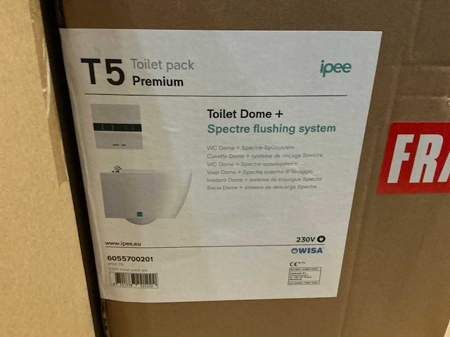 Ipee x wisa t5 premium toilet - afbeelding 2 van  2