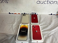 Iphone 14 pro max gold | iphone 13 rood - afbeelding 1 van  2