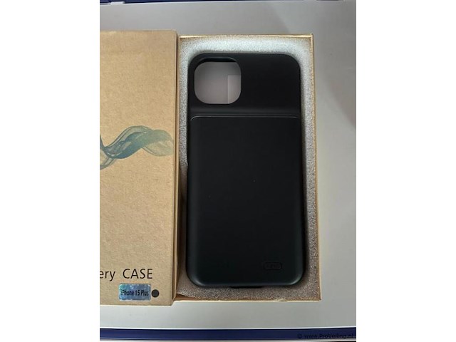 Iphone 15 plus powerbank hoesje - 6800mah - afbeelding 2 van  4
