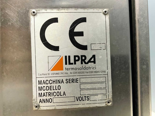 Ipra 800 v16 foodpack vacuümverpakkingsmachine - afbeelding 4 van  4