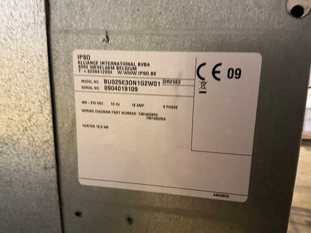 Ipso dr25 industriële wasdroger - afbeelding 6 van  10