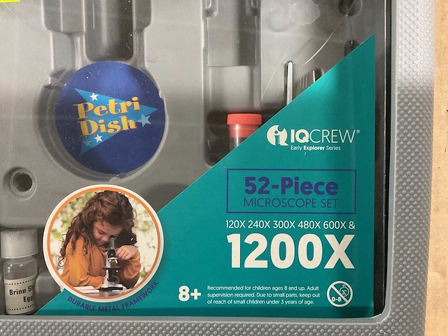 Iqcrew 52 pcs microscope set - afbeelding 5 van  6