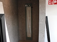 Ir verwarming sunshower large one met afmeting 33 x 185 cm.