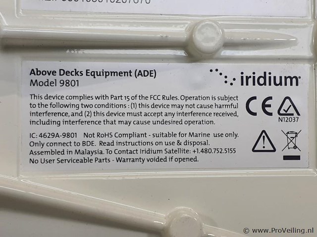 Iridium satellite llc 9801 iridium satellietantenne - afbeelding 3 van  3