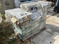Iris - antraciet - 45x45 cm - 40m2 - wandtegel - afbeelding 4 van  6