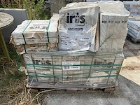 Iris - antraciet - 45x45 cm - 40m2 - wandtegel - afbeelding 5 van  6