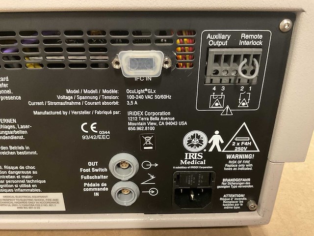 Iris medical oculight glx laser - afbeelding 13 van  14