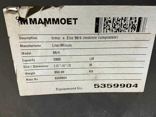 Irmer+elze 96/4 luchtcompressor - afbeelding 3 van  12