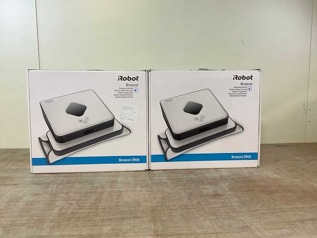 Irobot - braava* 390t - dweilrobot (2x) - afbeelding 1 van  6