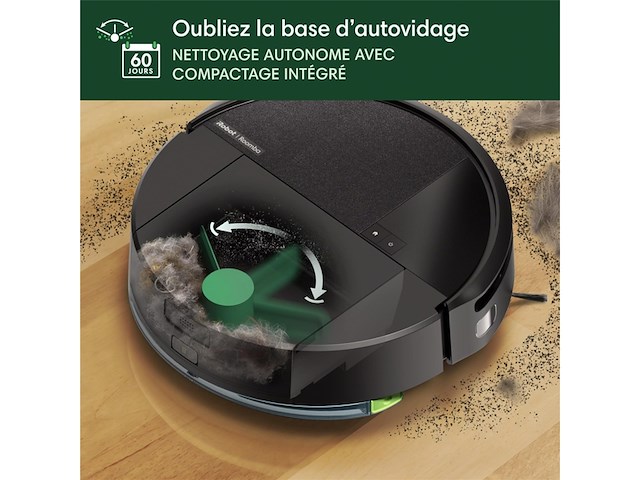 Irobot roomba 205 dustcompactor robotstofzuiger met dweilfunctie zwart - afbeelding 3 van  4
