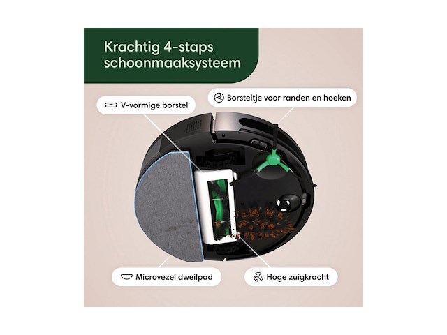 Irobot roomba combo 2 robotstofzuiger met dweilfunctie zwart - afbeelding 3 van  6
