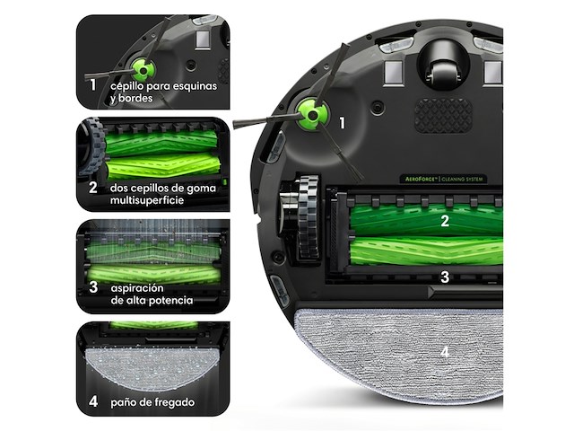 Irobot roomba combo i5+ robotstofzuiger grijs - afbeelding 5 van  7