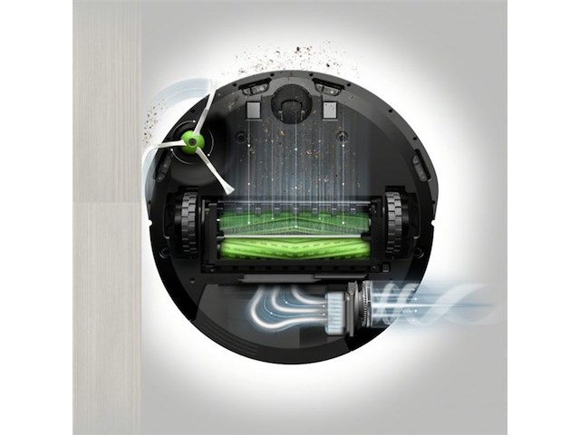 Irobot roomba i7+ robotstofzuiger borstels zonder klitten van dierenharen zwart - afbeelding 2 van  6