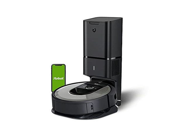 Irobot roomba i7+ robotstofzuiger met slimme navigatie zilver/zwart - afbeelding 1 van  6