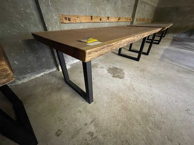 Iroko tafel 2000x950x70mm - afbeelding 3 van  3