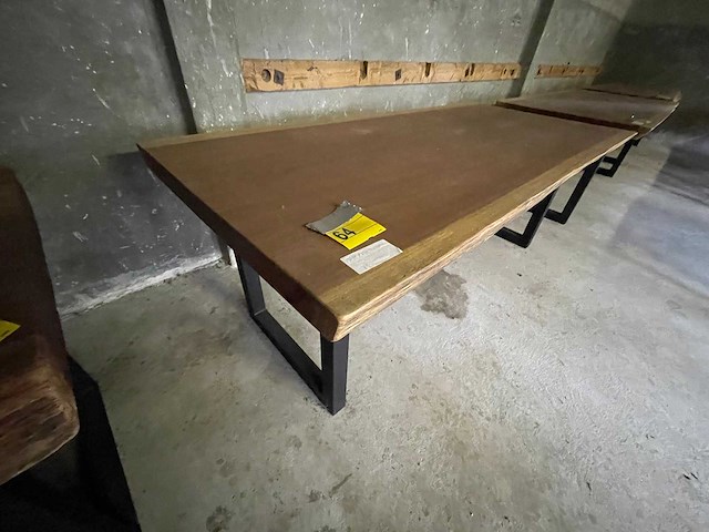 Iroko tafel 2000x950x70mm - afbeelding 1 van  3