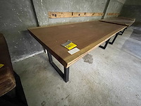 Iroko tafel 2000x950x70mm - afbeelding 1 van  3