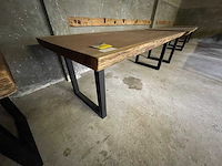 Iroko tafel 2000x950x70mm - afbeelding 3 van  3