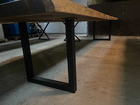 Iroko tafel 4000x900x65mm - afbeelding 3 van  3