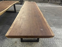 Iroko tafel 4000x900x65mm - afbeelding 2 van  3