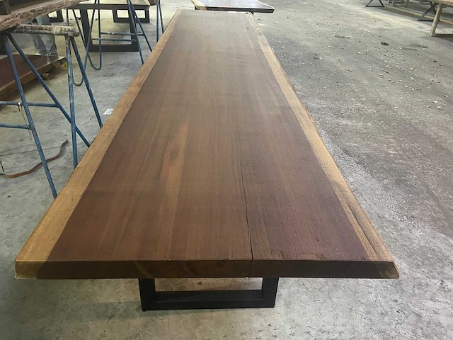 Iroko tafel 4400x1000x65mm - afbeelding 2 van  3