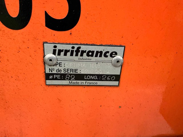 Irrifrance optima 1005 tic beregeningshaspel - afbeelding 27 van  27